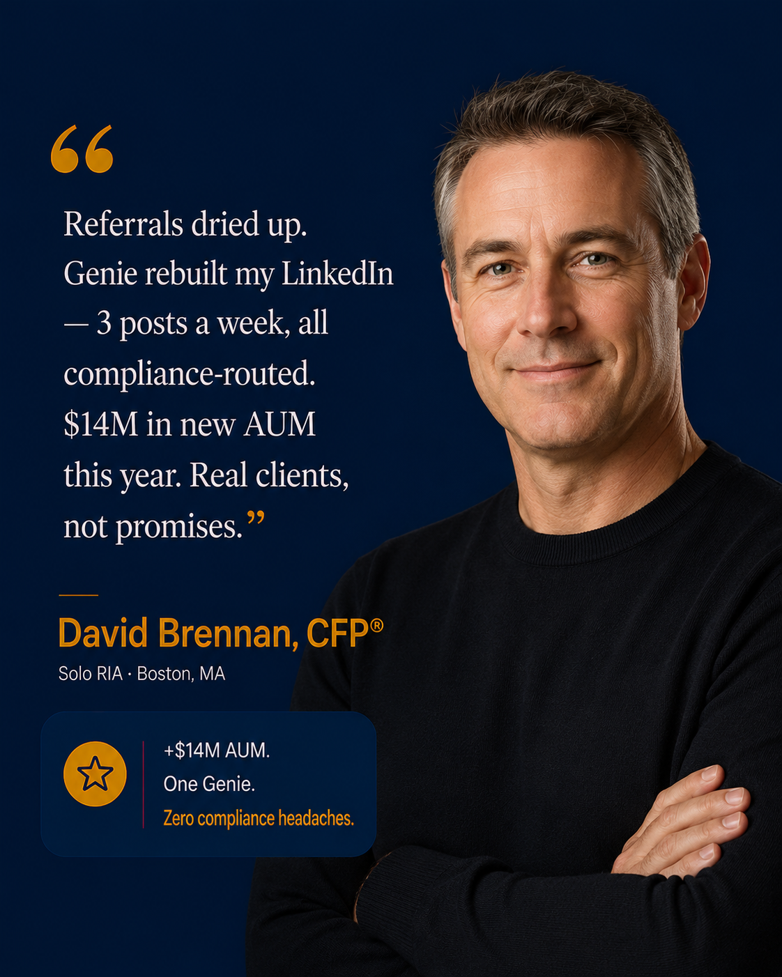Genie Assist — financial advisor testimonial